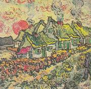 Vincent Van Gogh Farmhouses France oil painting artist